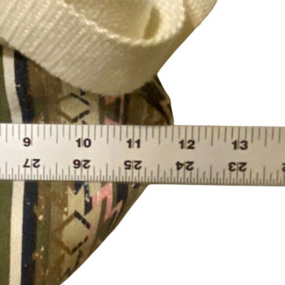 Womens Backpack Neutral Earth Colors Aztec Geometric Print Lined - Picture 7 of 7